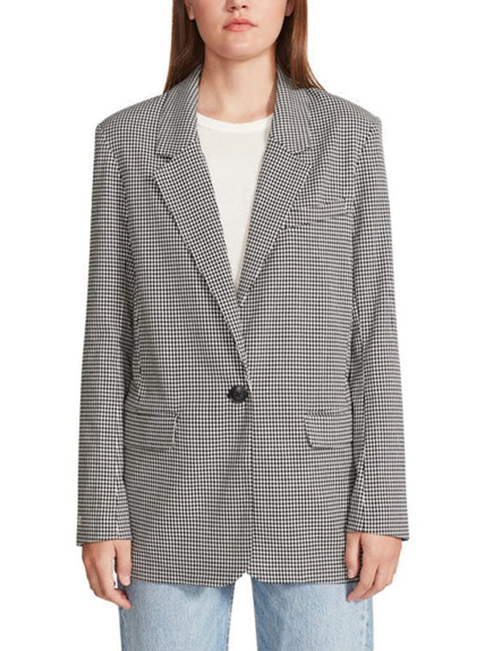 BB Dakota Houndstooth Oversized Blazer Size S